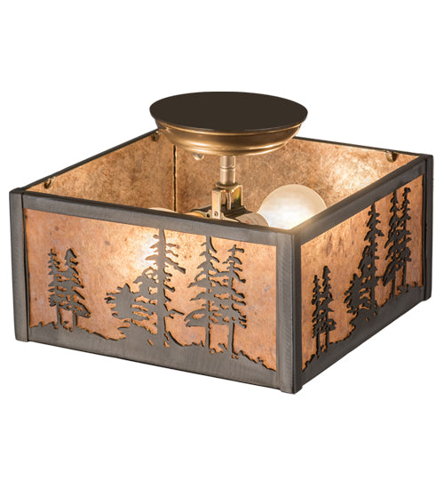 Meyda Tiffany Tall Pines 171626 Ceiling Light - Steel