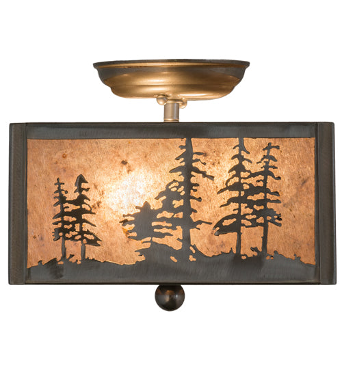 Meyda Tiffany Tall Pines 171626 Ceiling Light - Steel