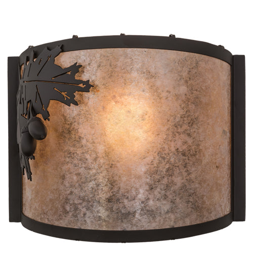 Meyda Tiffany Oak Leaf & Acorn 171858 Wall Light - Oil Rubbed Bronze