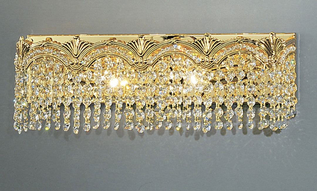 Classic Regency II 1851 G CP Bath Vanity Light 18 in. wide - Gold Plate