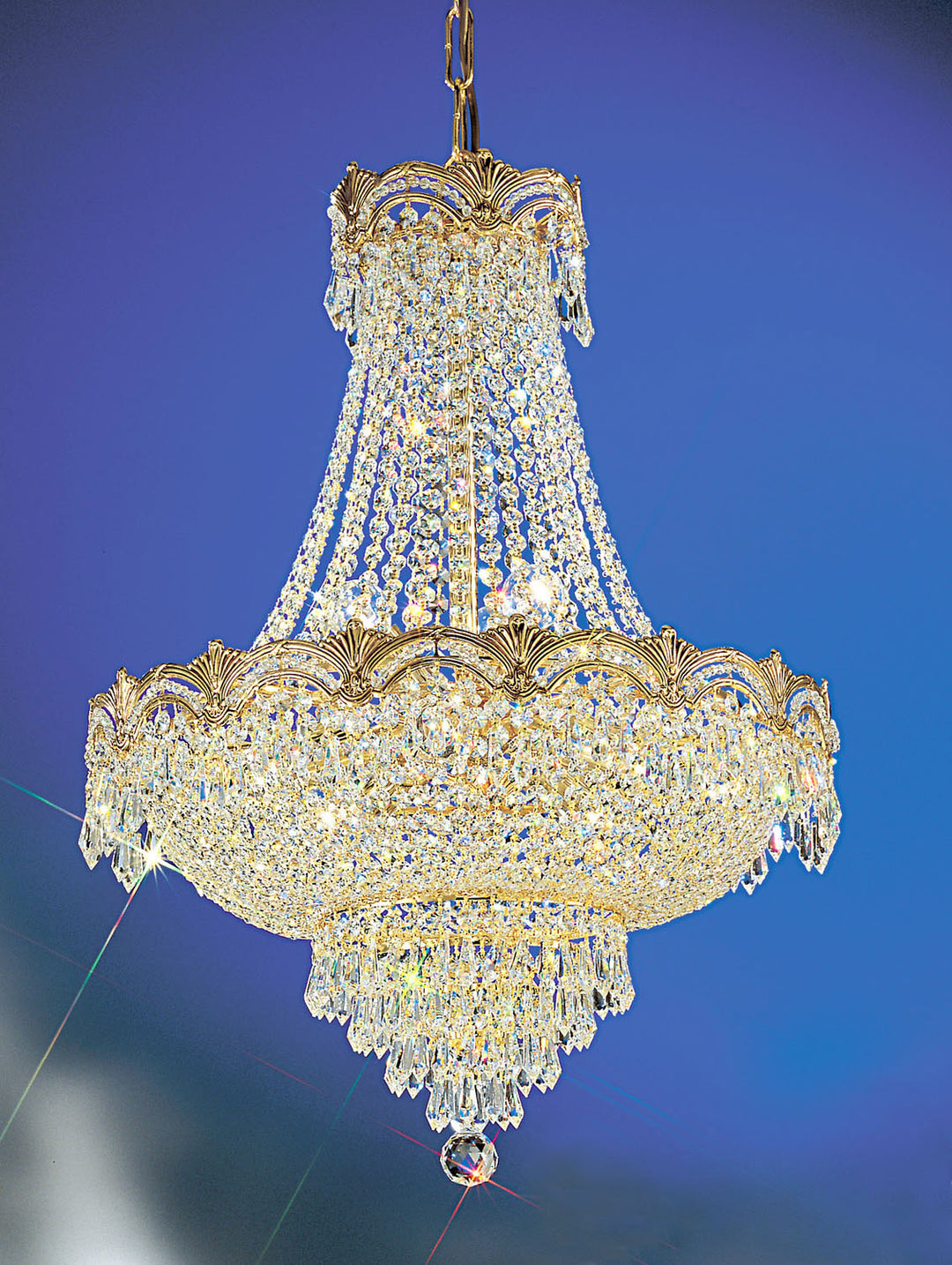 Classic Regency II 1855 G CP Chandelier Light - Gold Plate