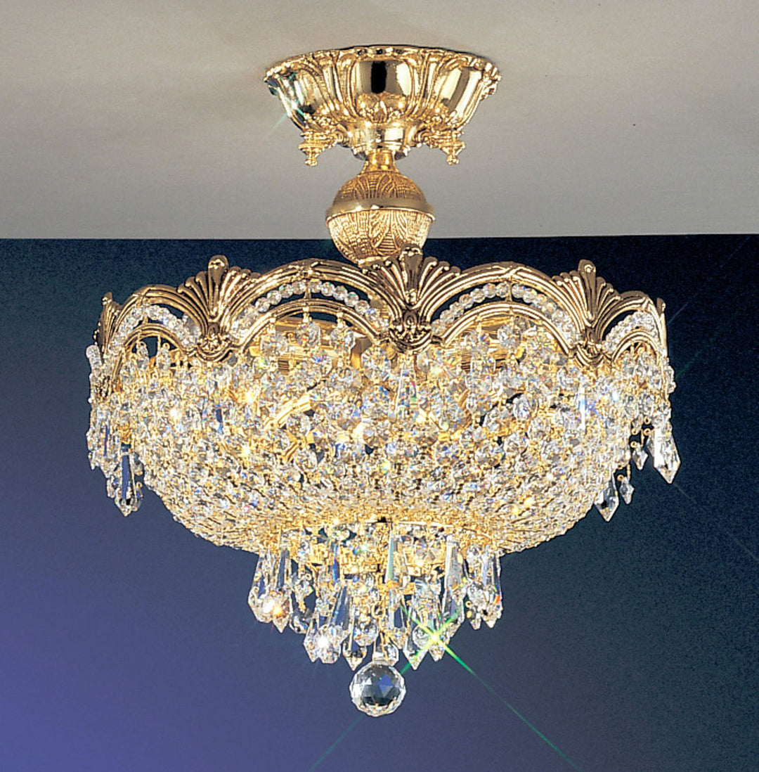 Classic Regency II 1856 G CP Ceiling Light - Gold Plate