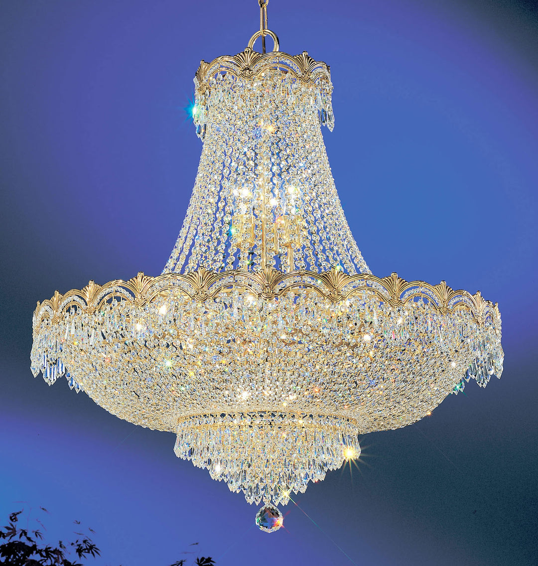 Classic Regency II 1858 G CP Chandelier Light - Gold Plate