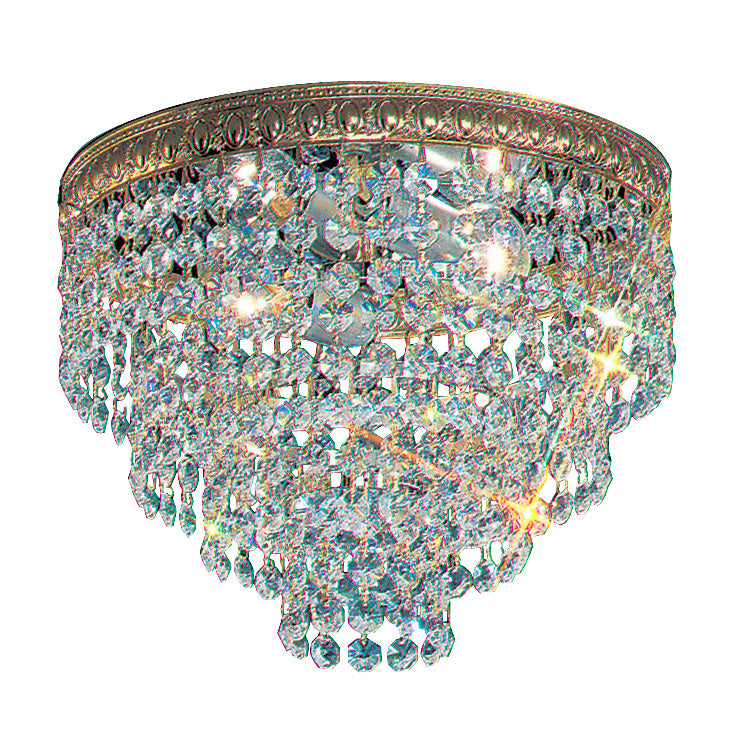 Classic Crystal Baskets 51210 OWB CP Ceiling Light - Olde World Bronze