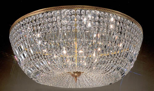 Classic Crystal Baskets 52048 OWB CP Ceiling Light - Olde World Bronze