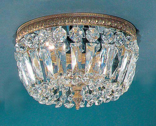 Classic Crystal Baskets 52210 OWB I Ceiling Light - Olde World Bronze