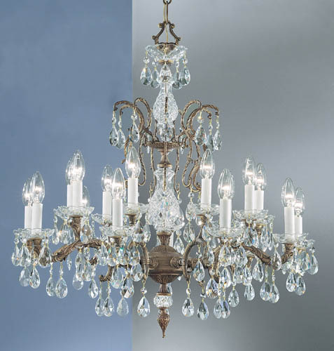 Classic Madrid 5538 RB C Chandelier Light - Roman Bronze