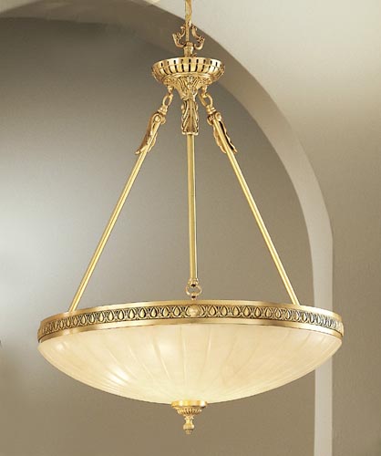 Classic Devon 55505 SBB Pendant Light - Satin Bronze w/Brown Patina