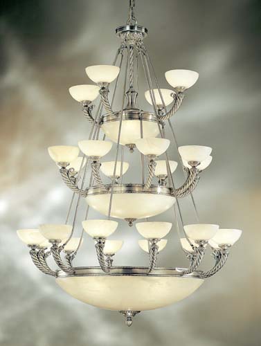 Classic Alhambra 56094 SO Chandelier Light - Silver Oxide