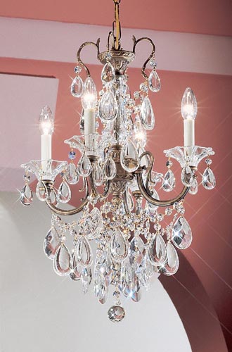 Classic Via Venteo 57004 RB C Chandelier Light - Roman Bronze