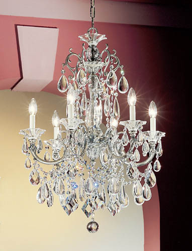 Classic Via Venteo 57006 MS C Chandelier Light - Millennium Silver