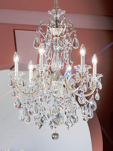 Classic Via Venteo 57006 SS C Chandelier Light - Silverstone