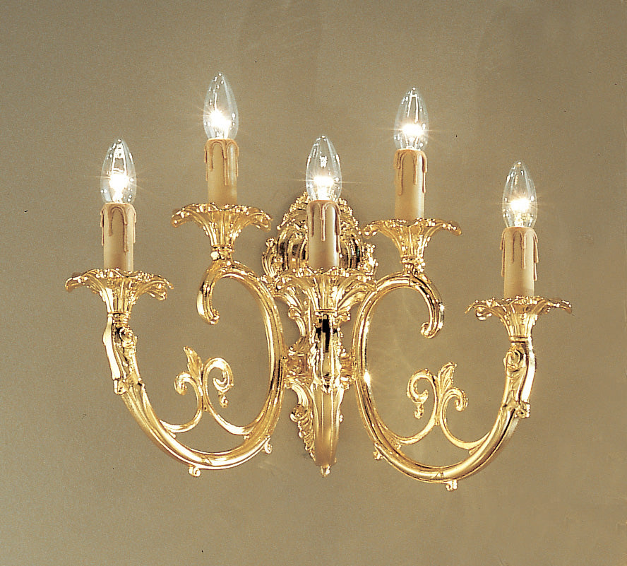 Classic Princeton 5705 G Wall Sconce Light - Gold Plate