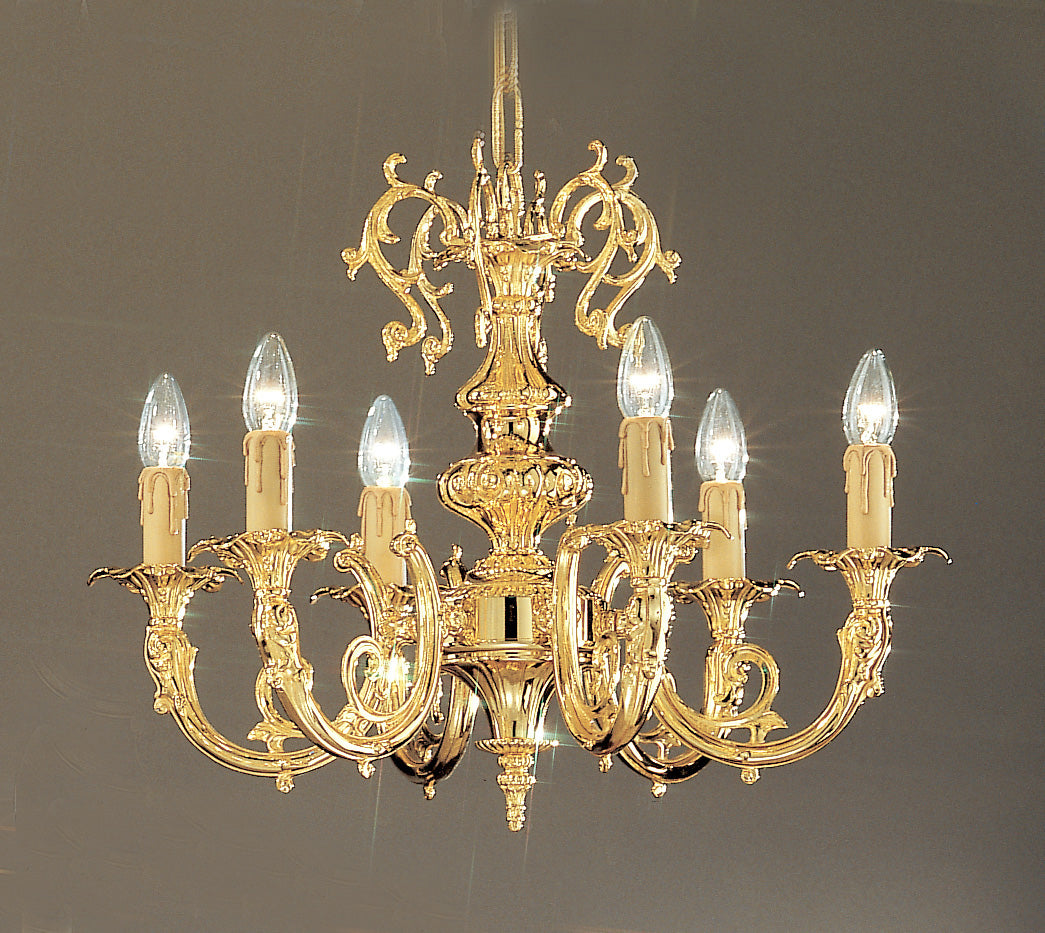 Classic Princeton 5706 G Chandelier Light - Gold Plate