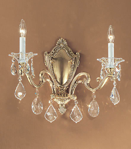 Classic Via Firenze 57102 BBK C Wall Sconce Light - Bronze w/Black Patina