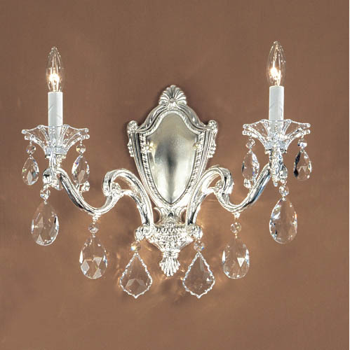 Classic Via Firenze 57102 SP C Wall Sconce Light - Silver Plate