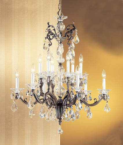 Classic Via Firenze 57112 RB C Chandelier Light - Roman Bronze