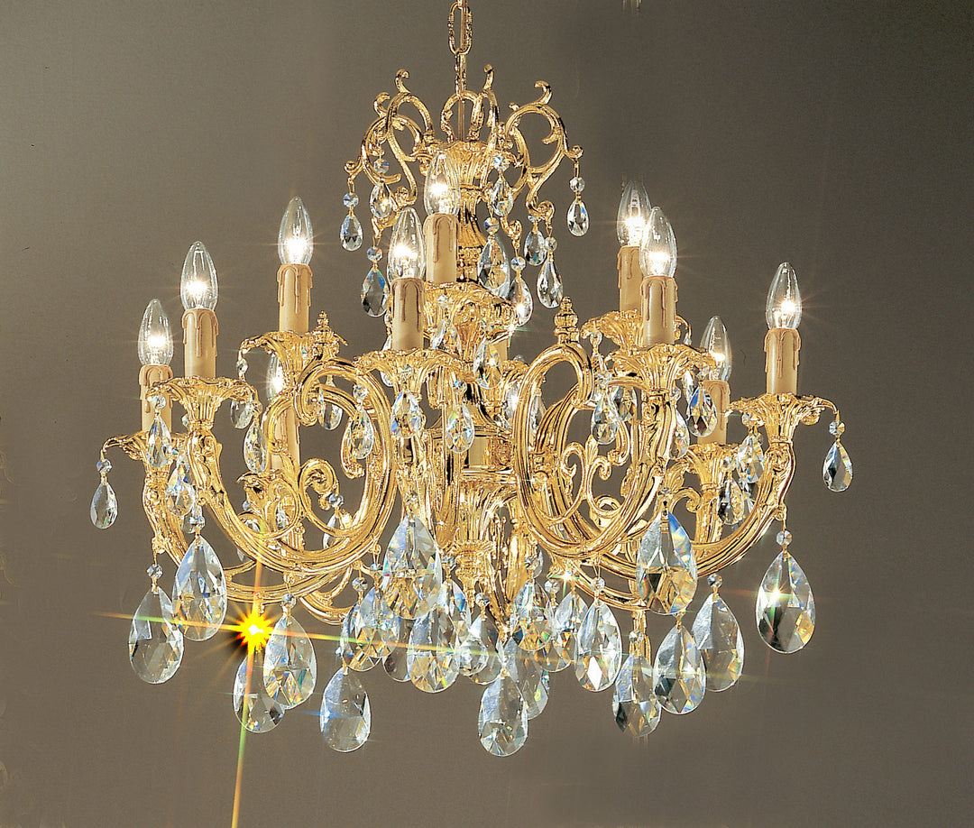 Classic Princeton 5712 G C Chandelier Light - Gold Plate