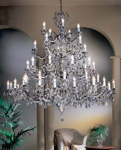Classic Princeton II 57250 MS C Chandelier Light - Millennium Silver