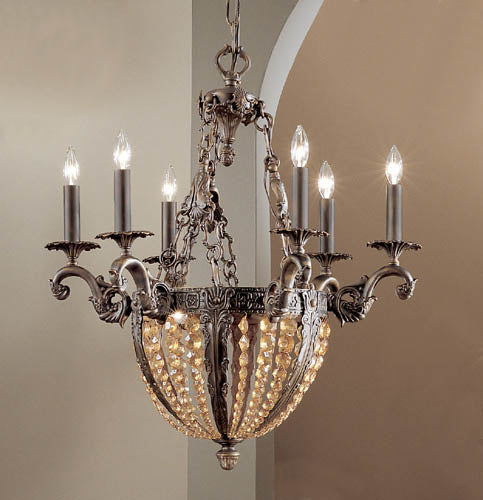 Classic Merlot 5766 AGB AI Chandelier Light - Aged Bronze