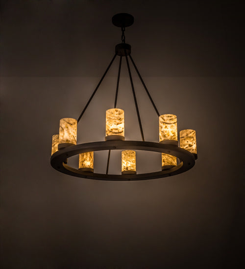 Meyda Tiffany Loxley 172274 Chandelier Light - Chrome,Crystal