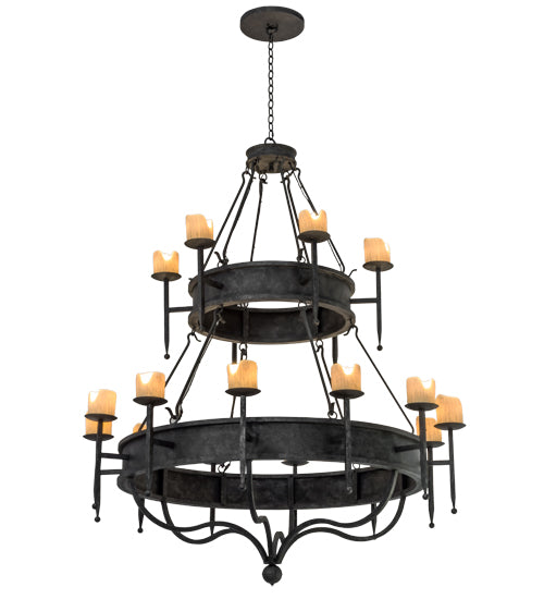 Meyda Tiffany Marta 172299 Chandelier Light - Smoke