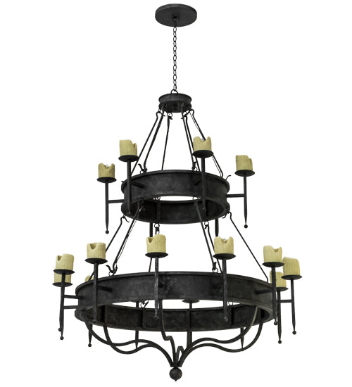 Meyda Tiffany Marta 172299 Chandelier Light - Smoke