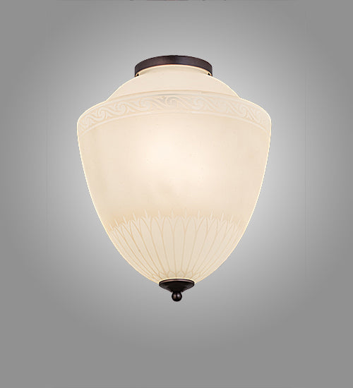 Meyda Tiffany Ovum Aquinum 172338 Ceiling Light - Mahogany Bronze