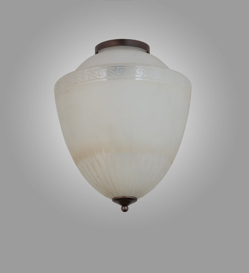 Meyda Tiffany Ovum Aquinum 172338 Ceiling Light - Mahogany Bronze