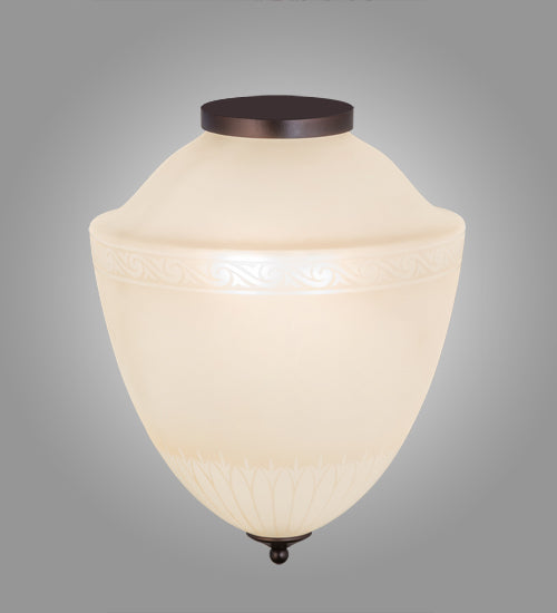Meyda Tiffany Ovum Aquinum 172338 Ceiling Light - Mahogany Bronze