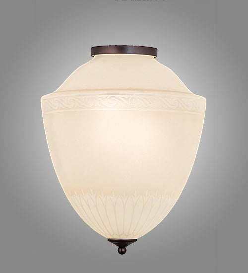 Meyda Tiffany Ovum Aquinum 172338 Ceiling Light - Mahogany Bronze