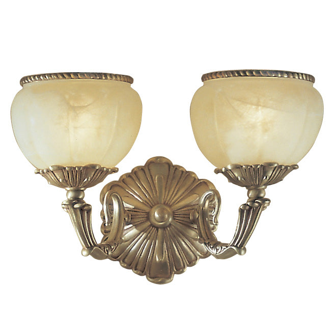 Classic Alexandria II 69502 SBB Wall Sconce Light - Satin Bronze w/Brown Patina