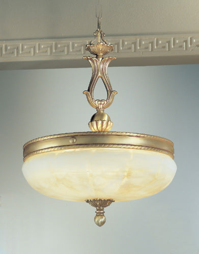 Classic Alexandria II 69505 SBB Pendant Light - Satin Bronze w/Brown Patina