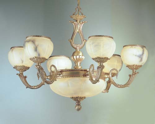 Classic Alexandria I 69606 SBB Chandelier Light - Satin Bronze w/Brown Patina