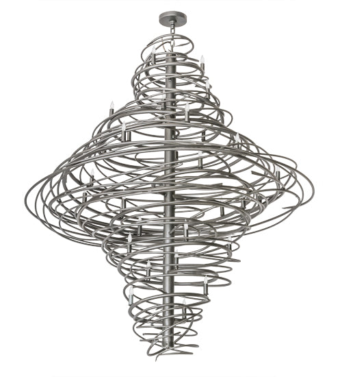 Meyda Tiffany Cyclone 172410 Chandelier Light - Pewter