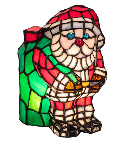 Meyda Tiffany Lighting 17241 Santa Claus One Light Accent Lamp Lamp Bronze / Dark