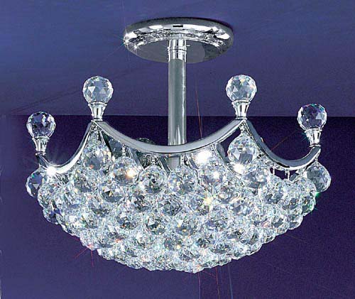 Classic Solitaire 69771 CH CP Ceiling Light - Chrome