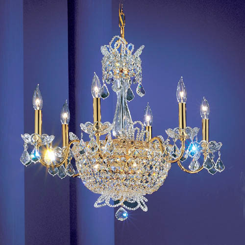 Classic Crown Jewels 69786 GP CP Chandelier Light - Gold Color Plated