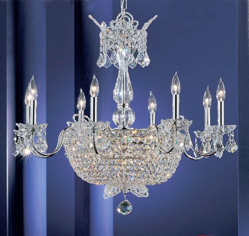 Classic Crown Jewels 69788 CH CP Chandelier Light - Chrome