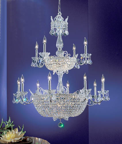 Classic Crown Jewels 69789 CH CP Chandelier Light - Chrome