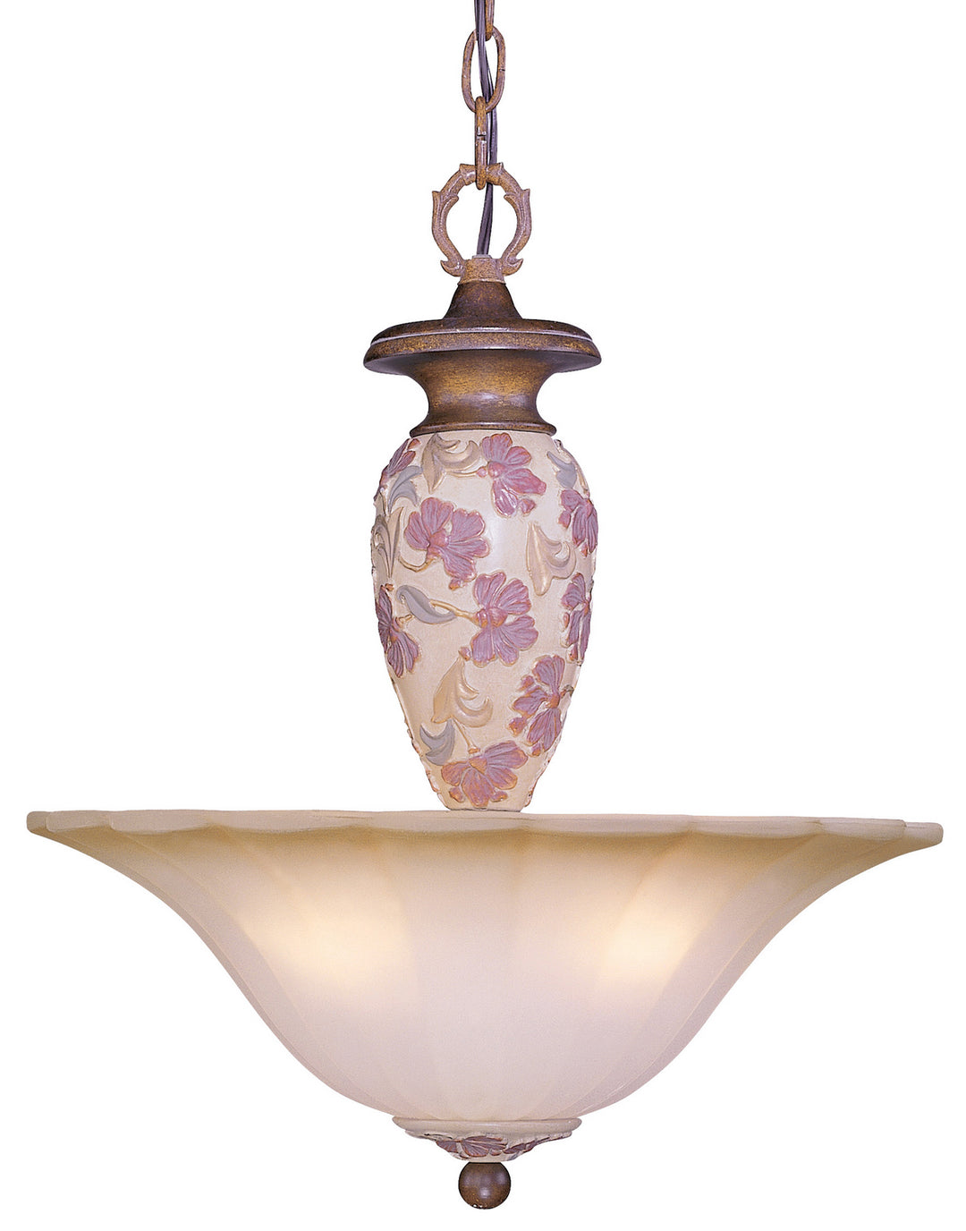 Classic Tapestry 71050 HW Pendant Light - Honey Walnut