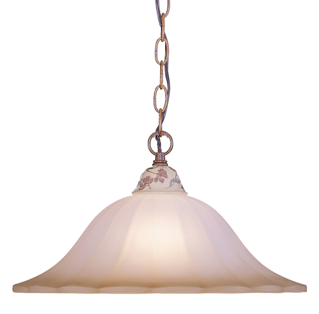 Classic Tapestry 71054 HW Pendant Light - Honey Walnut