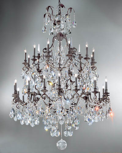 Classic Versailles 8030 AB Chandelier Light - Antique Bronze