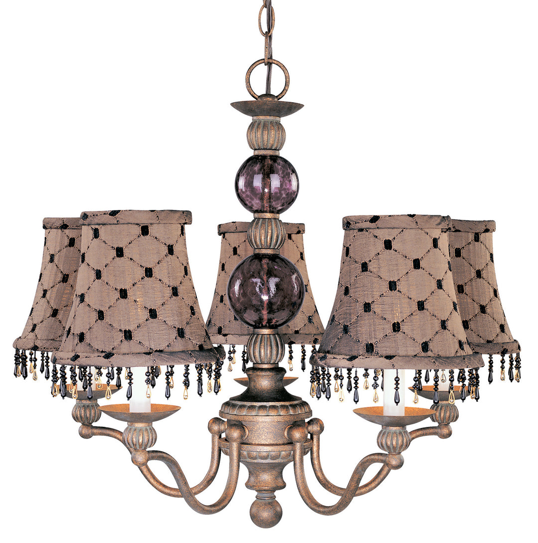 Classic Caprice 81015 Chandelier Light - Ashen Bronze