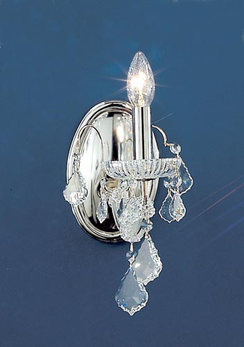 Classic Maria Theresa 8101 CH C Wall Sconce Light - Chrome