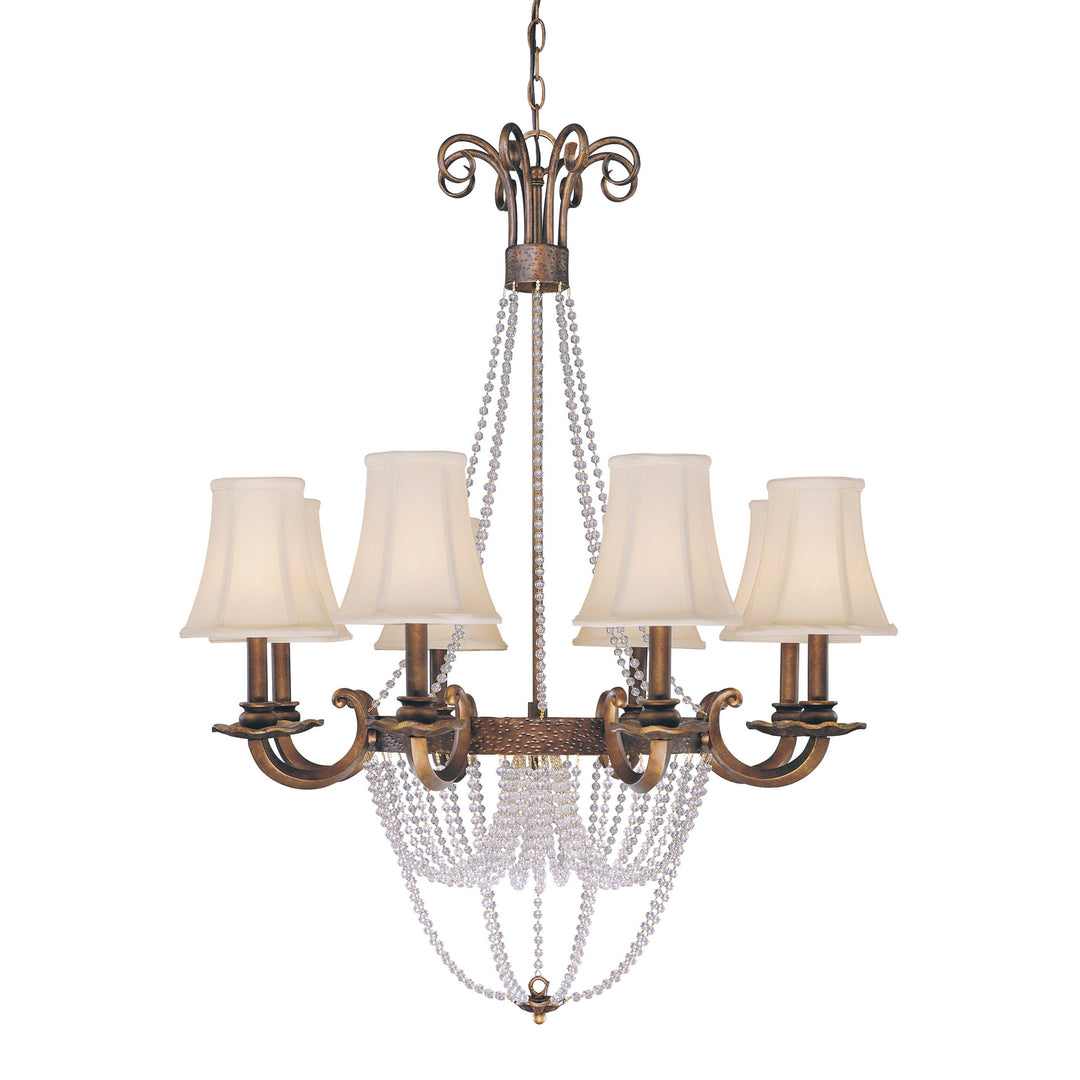 Classic Grace 81028 CPB Chandelier Light - Copper Bronze