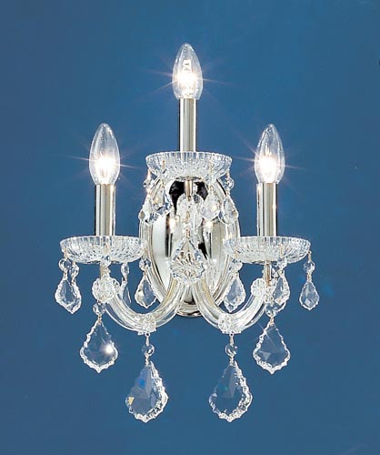 Classic Maria Theresa 8103 CH C Wall Sconce Light - Chrome