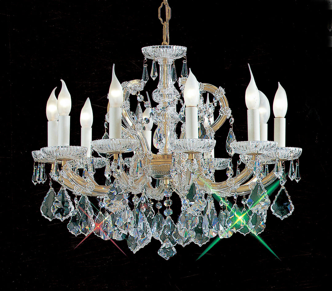 Classic Maria Theresa 8110 OWG C Chandelier Light - Olde World Gold