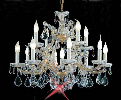 Classic Maria Theresa 8113 OWG C Chandelier Light - Olde World Gold