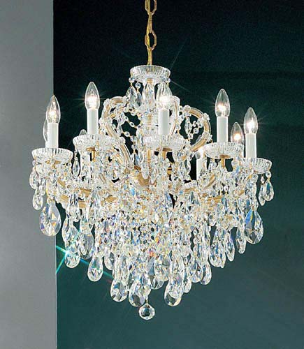 Classic Maria Theresa 8120 OWG C Chandelier Light - Olde World Gold